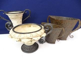 Elegant, Decorative Plant Holders Centerpieces