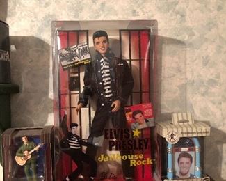 Jailhouse Rock Elvis Presley Figure Doll Never Opened Barbie Pink Label Edition