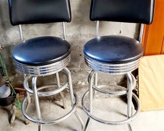 Pair Of Retro Stools