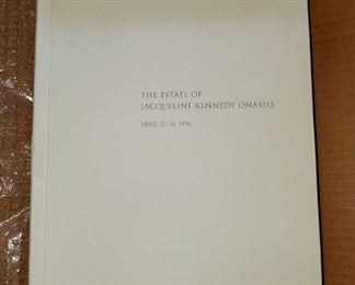 Full Detailed Book Of Jacqueline Kennedy Onassis's Estate
