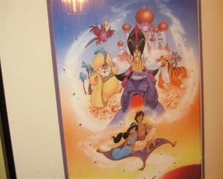 Framed Disney art