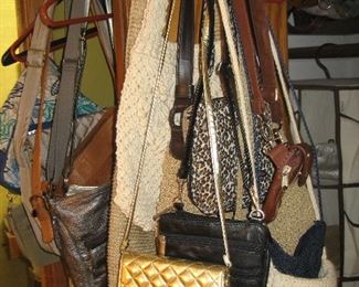 Assorted women's bags: small, medium and large