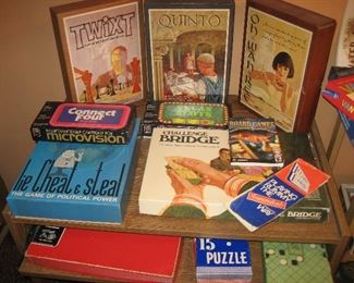 Vintage games and puzzles