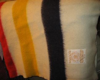 Hudson's Bay wool point blanket