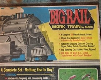 big rail work train set