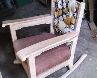 Maple rocking chair