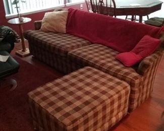 Couch w/matching ottoman