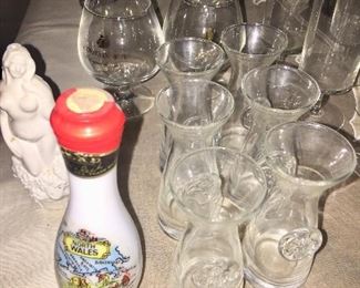 6 sm clear matching set (SOLD)