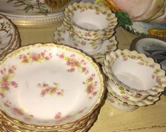 Vintage Limoges dessert set
