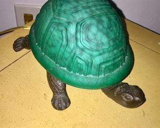 Glass turtle light