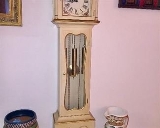 Grandfather Vintage Working Clock
