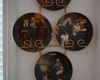 Collection of Norman Rockwell Plates