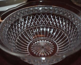 Beautiful Clear Glass Vintage Bowl