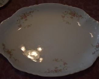 Beautiful Antique Scalloped Edged Platter