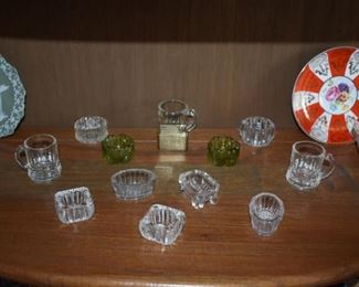 Collection of Fine Vintage Glass Salts