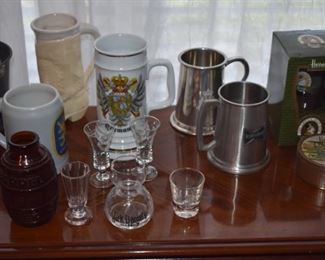 Collection of Vintage Beer Mugs