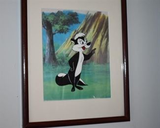 Vintage Cartoon Cell of one of the All-Time Favorites, "Pepi La Pue"!