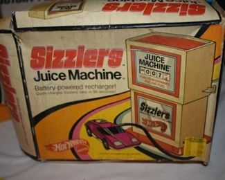 The Hot Wheels Sizzlers Juice Machine in its Original Box. Goes with the entire Hot Wheels Collection! Details listed under each Hot Wheels Car.