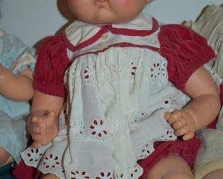 Many Antique and Vintage Dolls throughout the House 