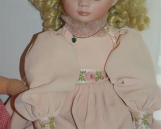 Many Antique and Vintage Dolls throughout the House 