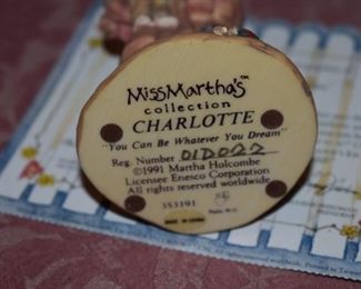 Miss Martha's Collection Charlotte "You Can Be Whatever You Dream"