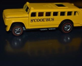 S'cool Bus 1970.                                                                                                               
This Collection is a Fabulous Collection of Hot Wheels and Hot Wheels Items. We are selling the entire collection of Hot Wheels Cars and other  Hot Wheels related items together as one collection. We are accepting offers on this magnificent collection beginning today July 20th and will continue to do so through Friday, August 2nd at 7 pm. Check out more details and a form for making offers at www.pes3d.com under featured sales. Any questions please call.