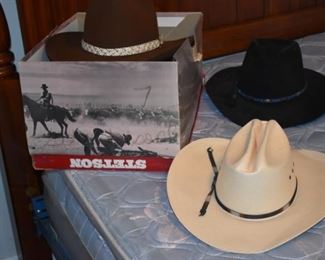 Nice Collection of Stetson Hats