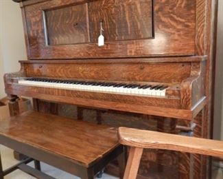 BREWSTER PLAYER PIANO, OWNER SAYS IT WORKS GREAT