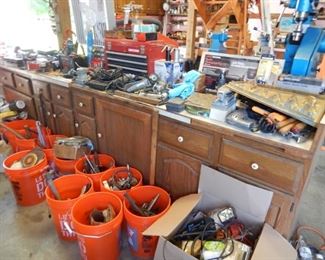 TONS OF HARDWARE, TOOLS, ETC