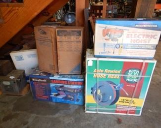 ELECTRIC HOIST, HOSE REEL