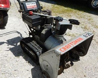 CRAFSTMAN 8/25 10" IMPELLER 8HP 8 SPEED TRAC DRIVE SNOW BLOWER