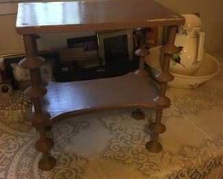 Handmade MCM Small Side Table
