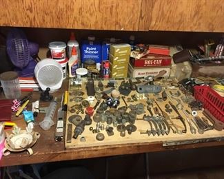 More tools, vintage tools, and painting supplies. Most of the ammo has been sold but we do still have two firearms left for sale.