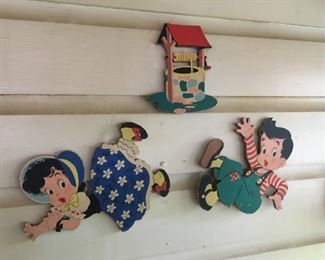 jack and jill set ... too cute and perfect for a nursery or kids room!