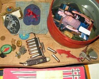 Boy scout items &  38 ca hollow points