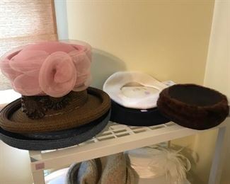 Nice selection of ladies hats! 
