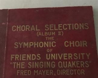Friends University "The Singing Quakers" Record Set