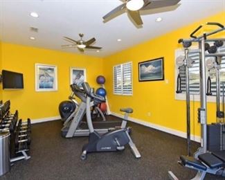 Gym quality work out room