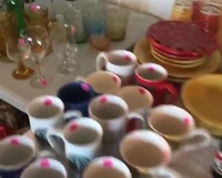 coffee cups and wine glasses