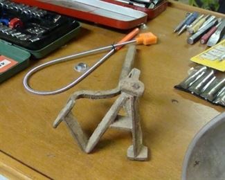 antique branding iron