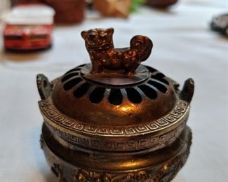 Oriental incense burner