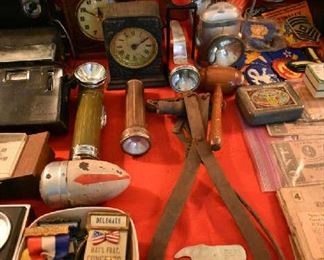 VINTAGE LIGHTS, ICE BLOCK TOOLS