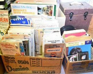 VINTAGE HOTEL BOOKLETS & VINTAGE MAPS