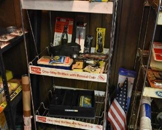 COCA COLA METAL RACK, TOOLS