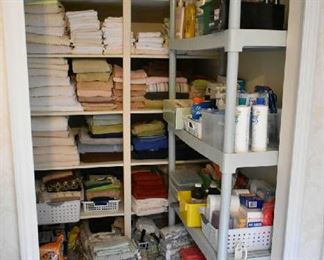 LINENS, TOILETRIES, PAPER GOODS