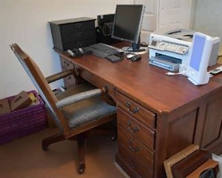 LEXINGTON DESK, COMPUTER, PRINTER