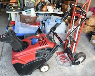 TORO SNOW BLOWER, DOLLIE