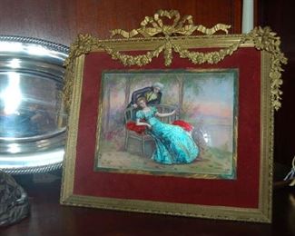19th Century Limoges enamel painting 