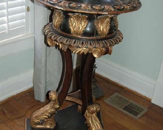 Gilded plant stand