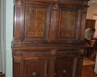 Carved cabinet